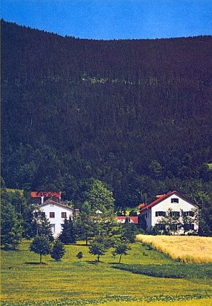 Adolf-Webinger-Haus na úpatí Třístoličníku, zvaný také "Dům Šumavanů", napodobuje vlastně dispozici rodného statku