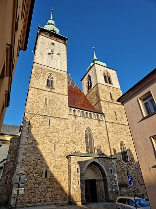 Jihlavský kostel sv. Jakuba většího, u kterého latinská škola stávala