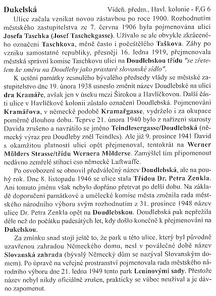 Z historie Českých Budějovic na příkladu Dukelské ulice, kde vila stojí