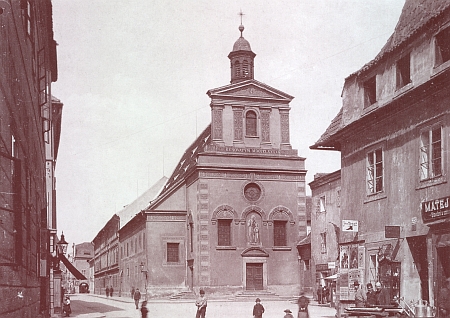 Kostel sv. Anny v Kněžské ulici (před r. 1914)