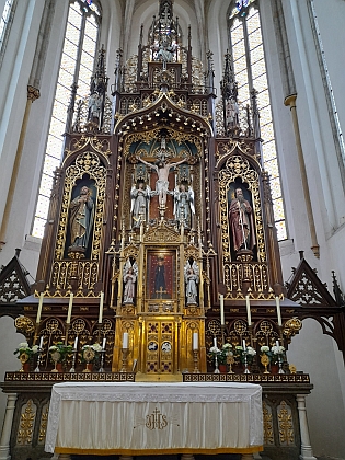 Oltář s obrazem Panny Marie Budějovické