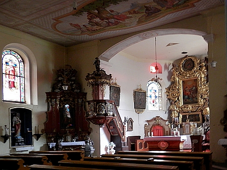 Kostel Nejsvětější trojice v rodném Perninku
