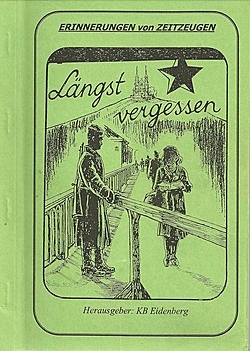 Obálka (1999) jím sestaveného sborníku vzpomínek, uchovávajících pod titulem "Dávno zapomenuto" zážitky z dob totalitních režimů a války "horké" i "studené"