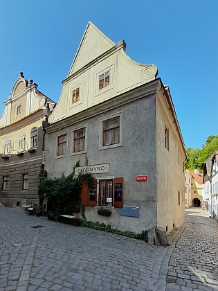 První sídlo fotoateliéru Josefa Wolfa - v českokrumlovské Soukenické ulici čp. 44