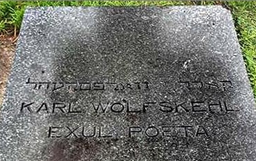 Hrob Karla Wolfskehla v Aucklandu na hřbitově Waikumete Cemetery