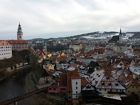 Český Krumlov ze zámku