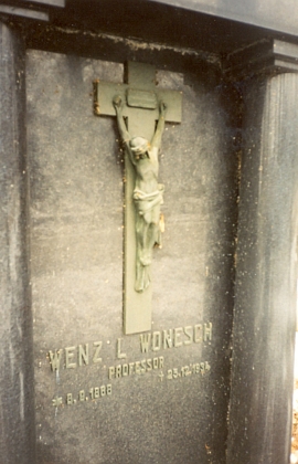 Jeho hrob na českobudějovickém hřbitově u sv. Otýlie